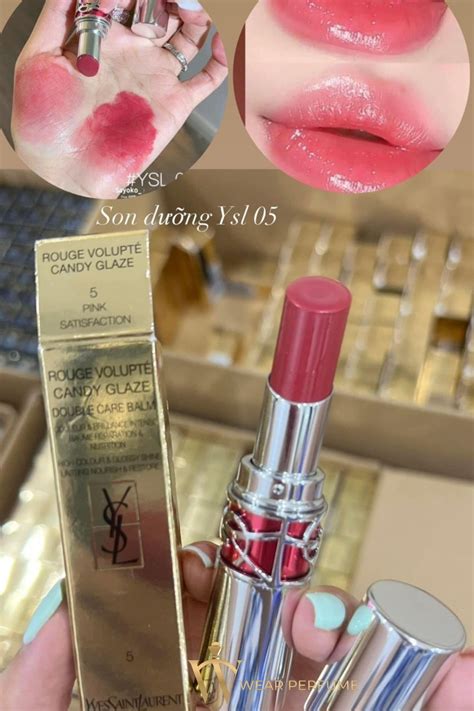 gloss ysl|YSL candy glaze pink satisfaction.